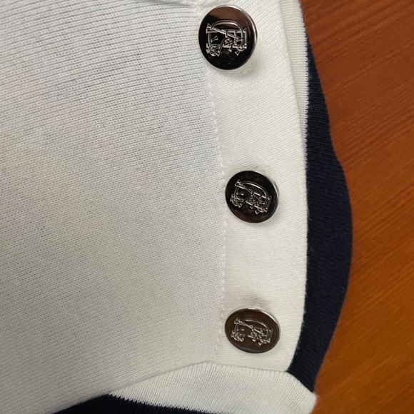 Chaps Short Sleeve Red White and Blue Stripe Dress Size XL - Picture 3 of 4